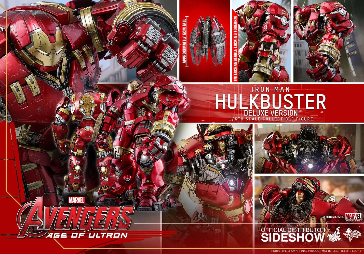 Hot Toys 1/6 Hulkbuster Deluxe Version