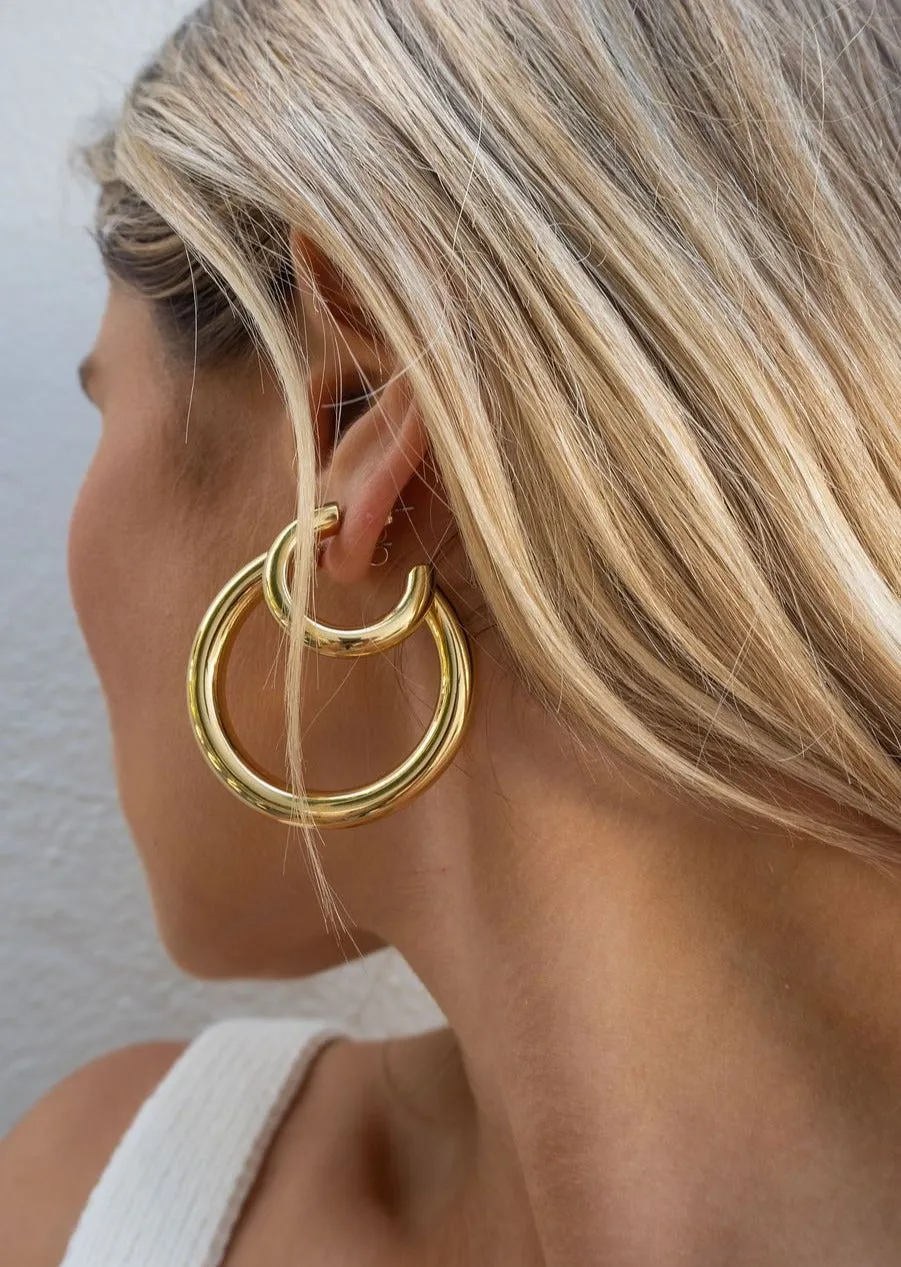 Jill hoop earrings