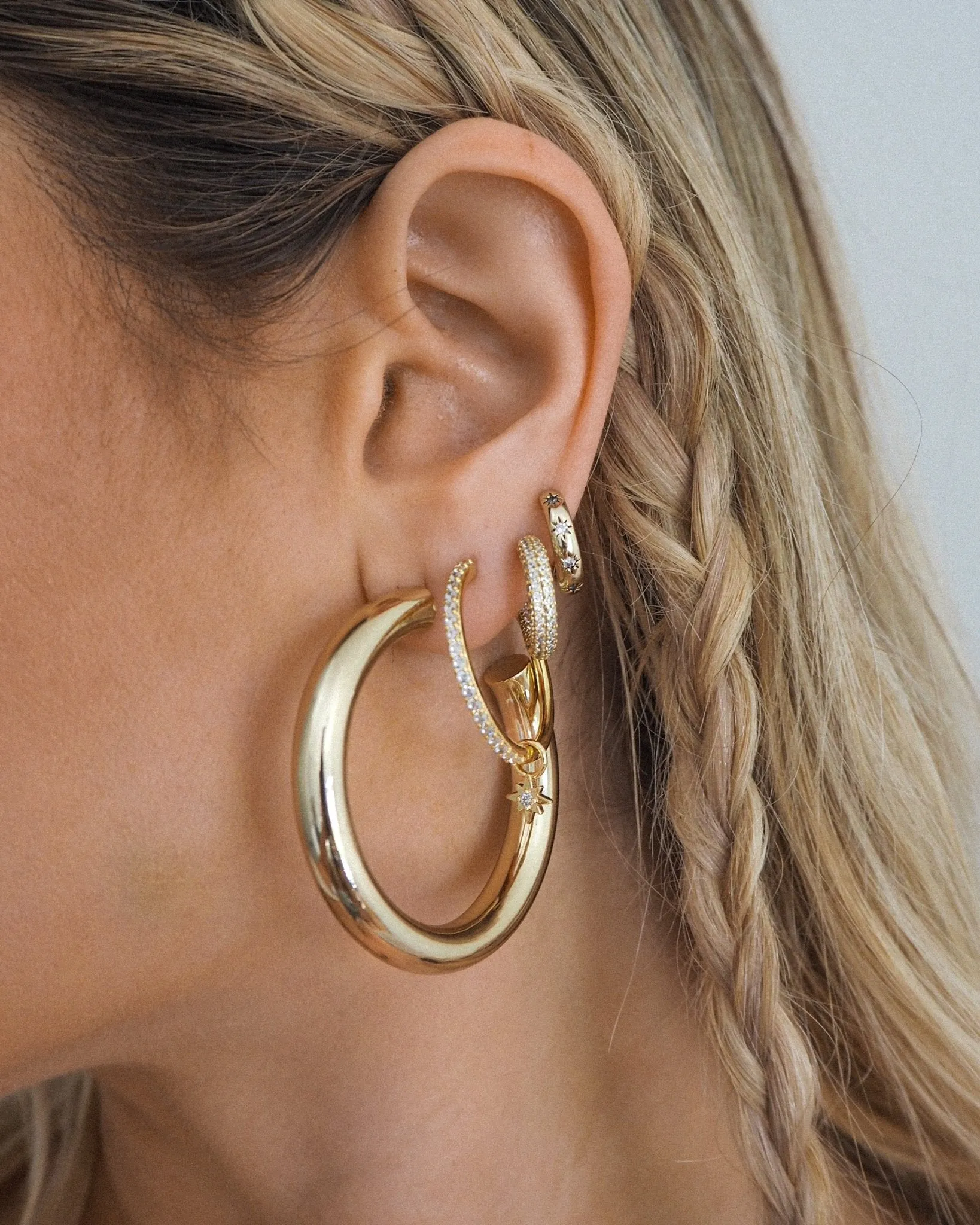 Jill hoop earrings