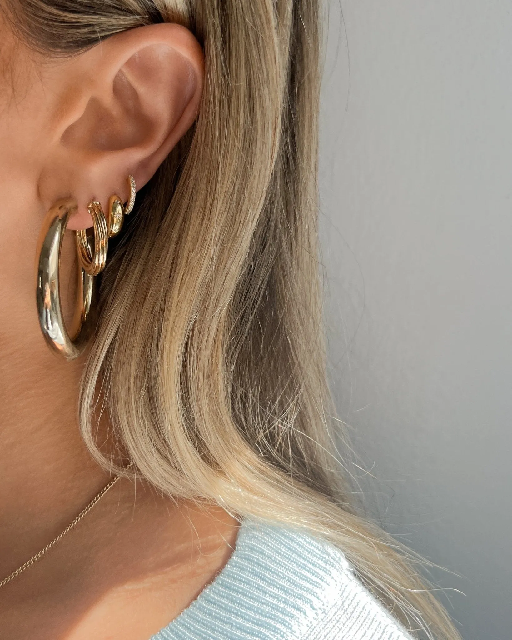 Jill hoop earrings