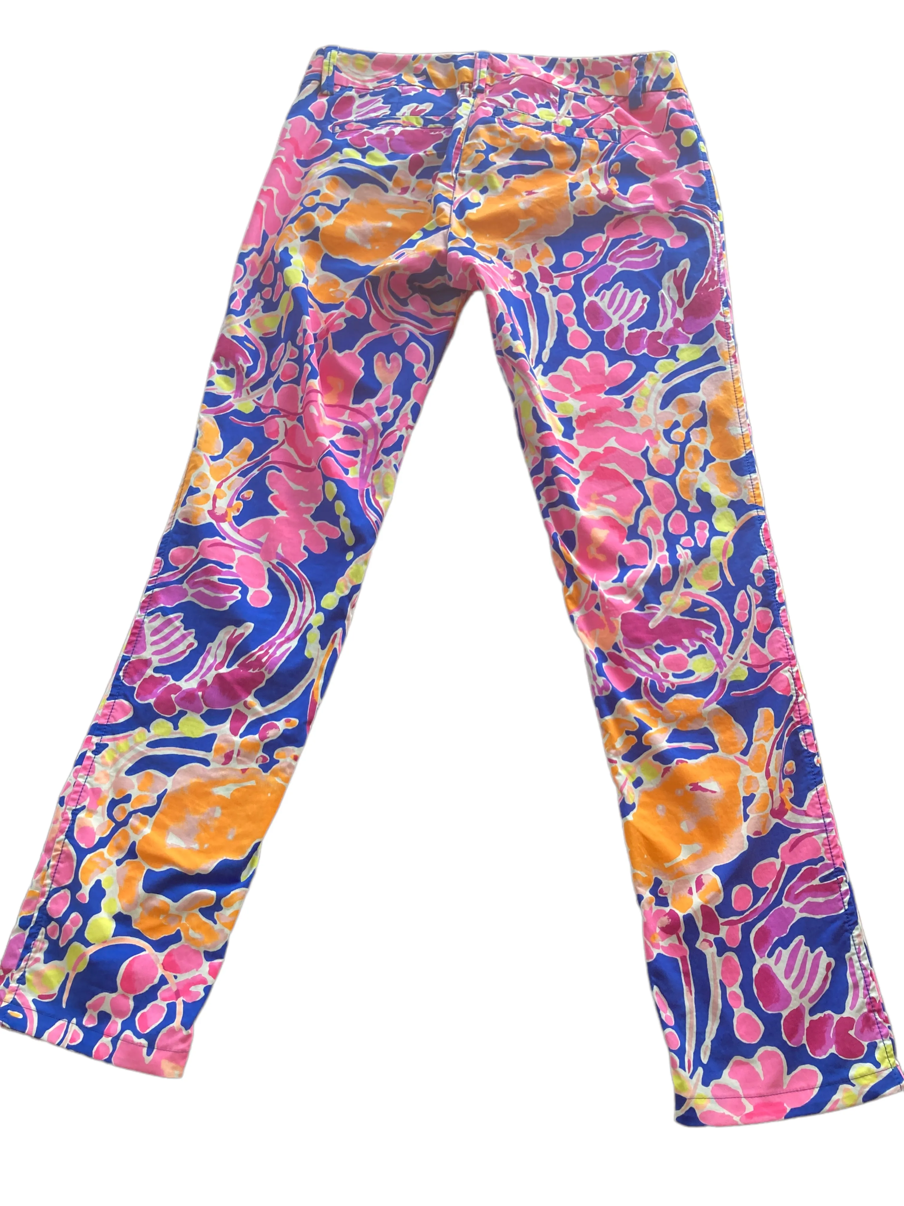 Lilly Pulitzer Seafood Print Pants, 4