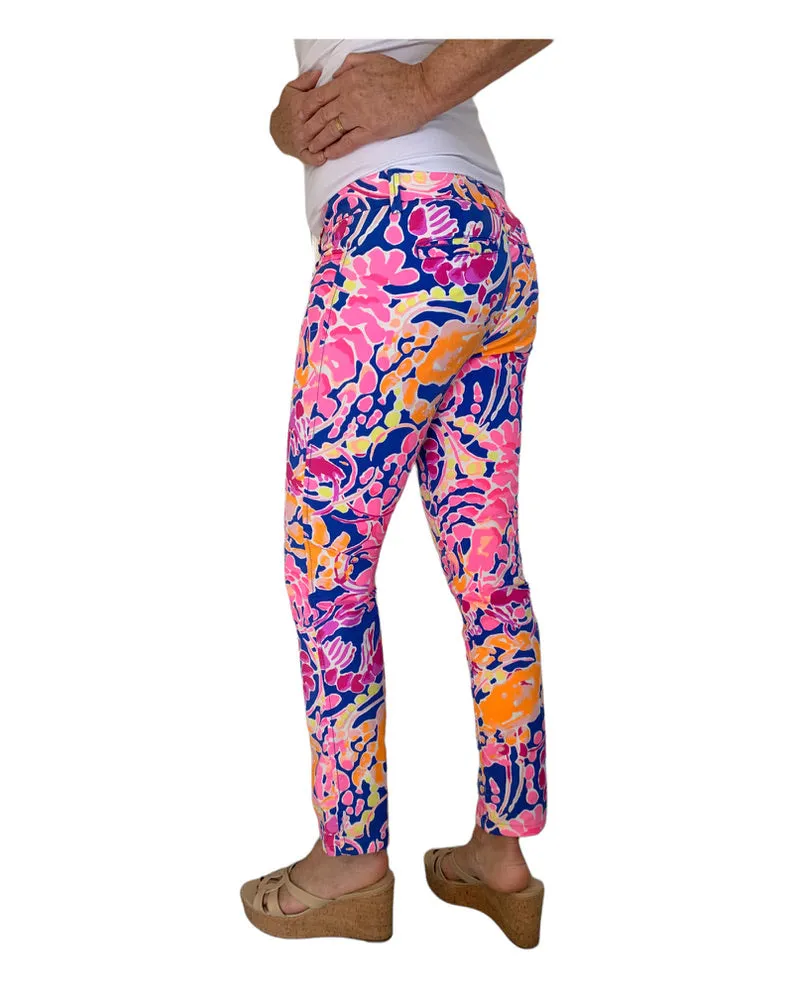 Lilly Pulitzer Seafood Print Pants, 4