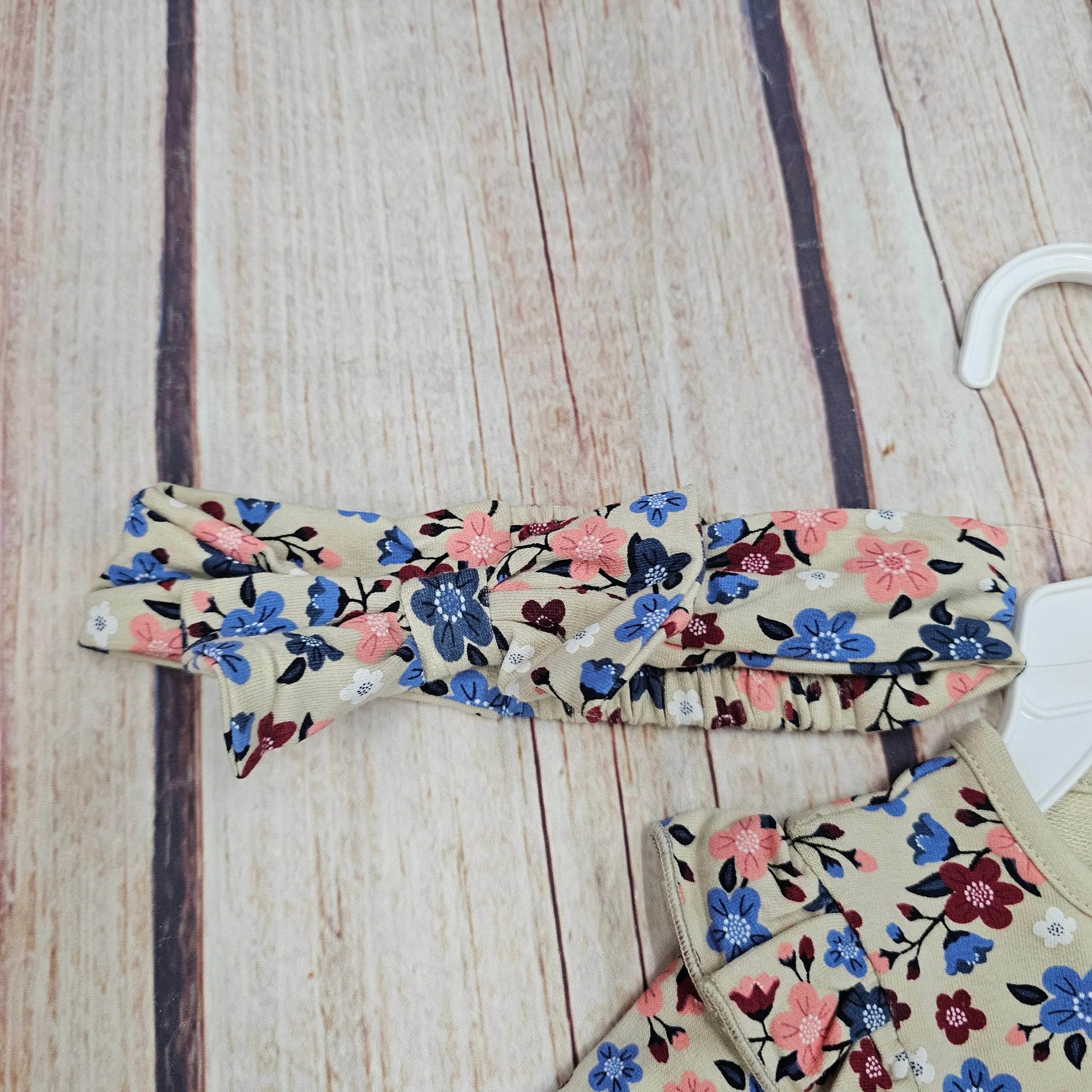 LITTLE ME FLOWER JUMPSUIT