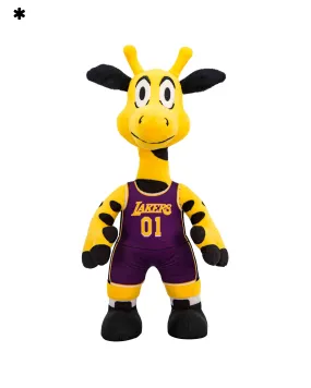 Los Angeles Lakers Giraffe 10 Mascot Plush Figure