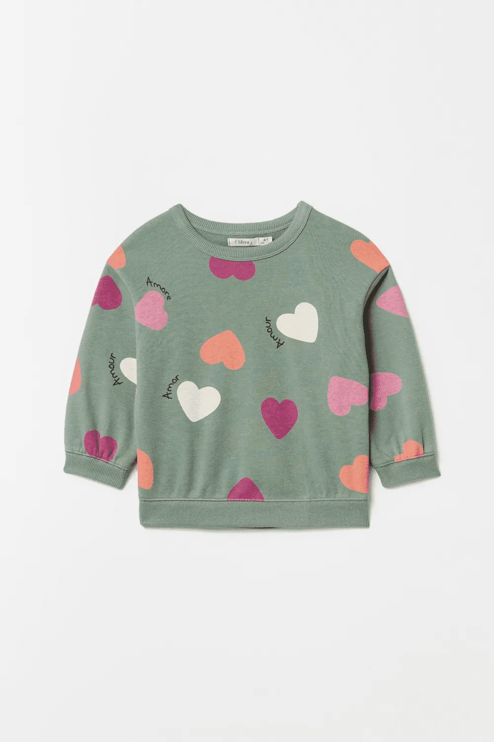 Love Heart Sweatshirt - Green