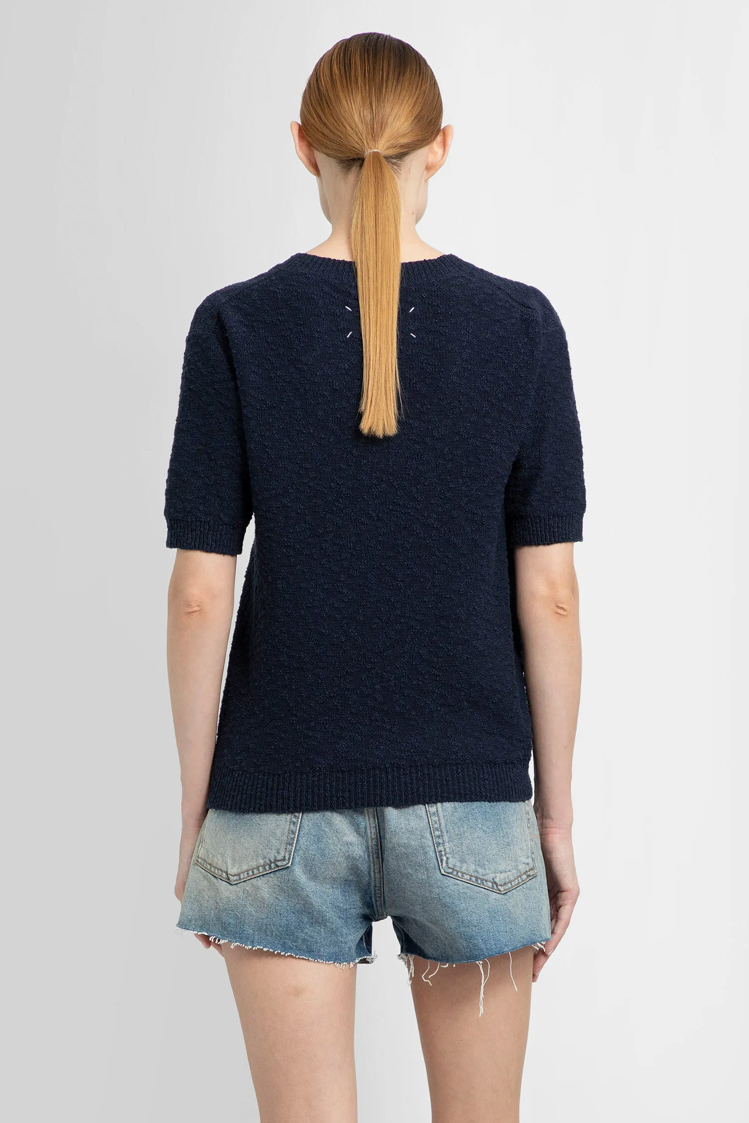 MAISON MARGIELA WOMAN BLUE KNITWEAR