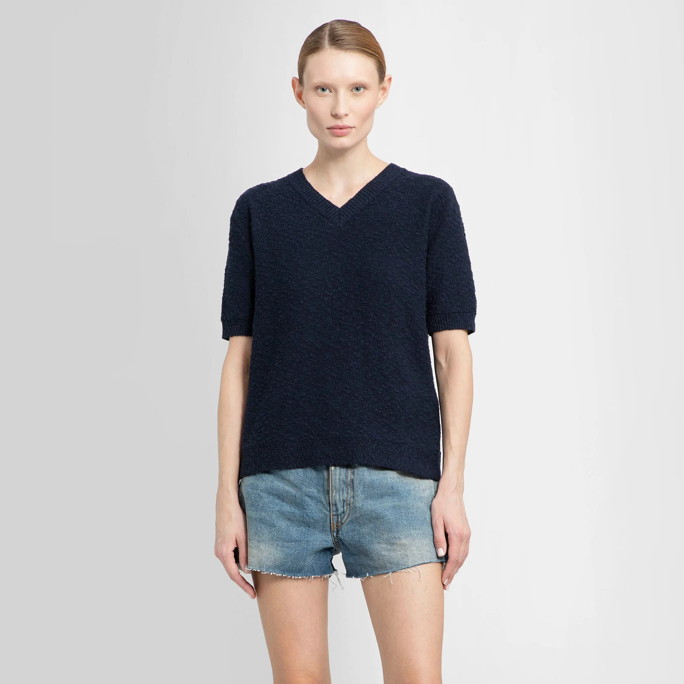 MAISON MARGIELA WOMAN BLUE KNITWEAR