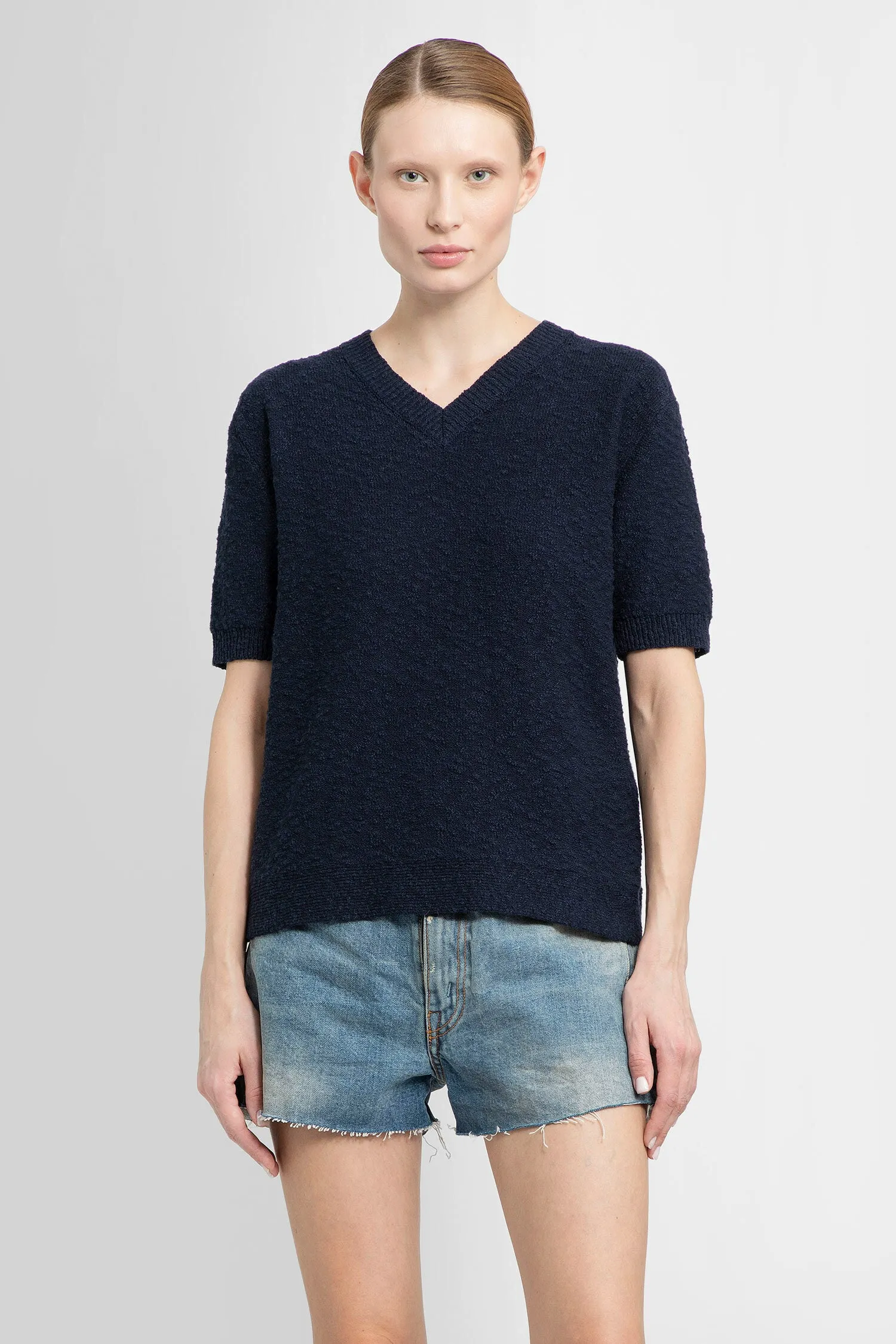 MAISON MARGIELA WOMAN BLUE KNITWEAR