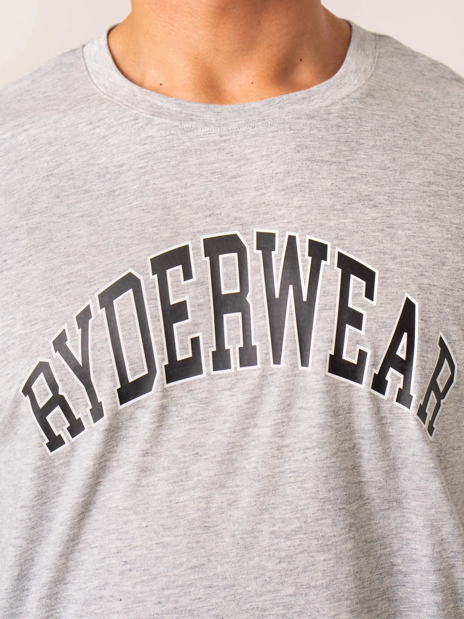 Men's Collegiate T-Shirt - Grey Marl