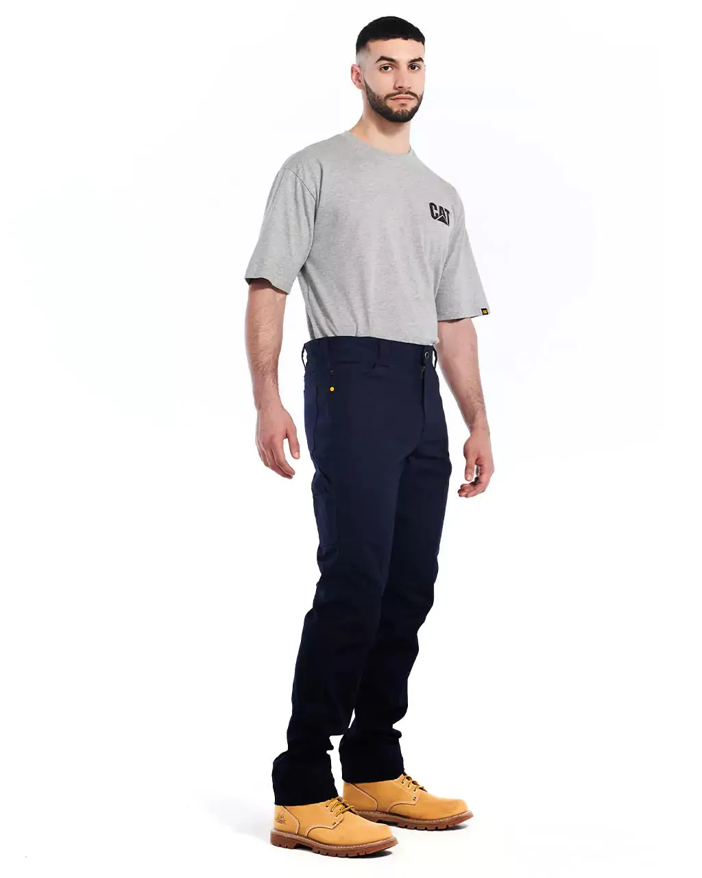 Men's Stretch Canvas Utility Work Pants - Slim Fit