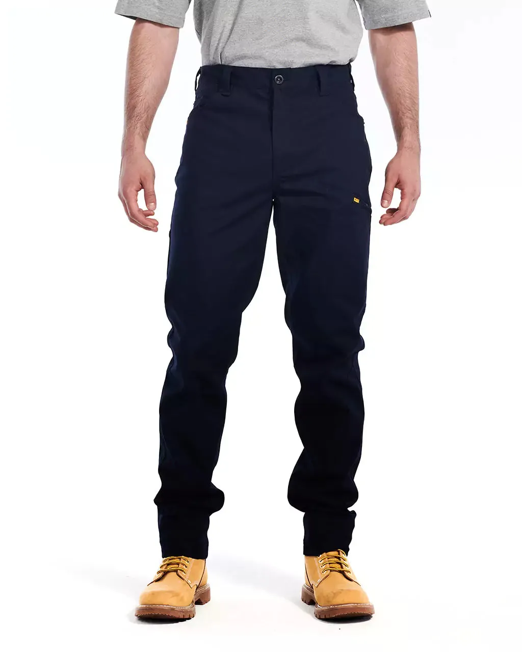 Men's Stretch Canvas Utility Work Pants - Slim Fit