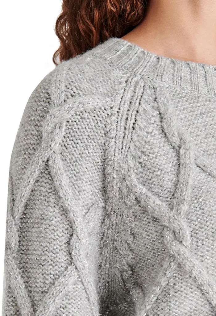 Micah Sweater-Silver Grey