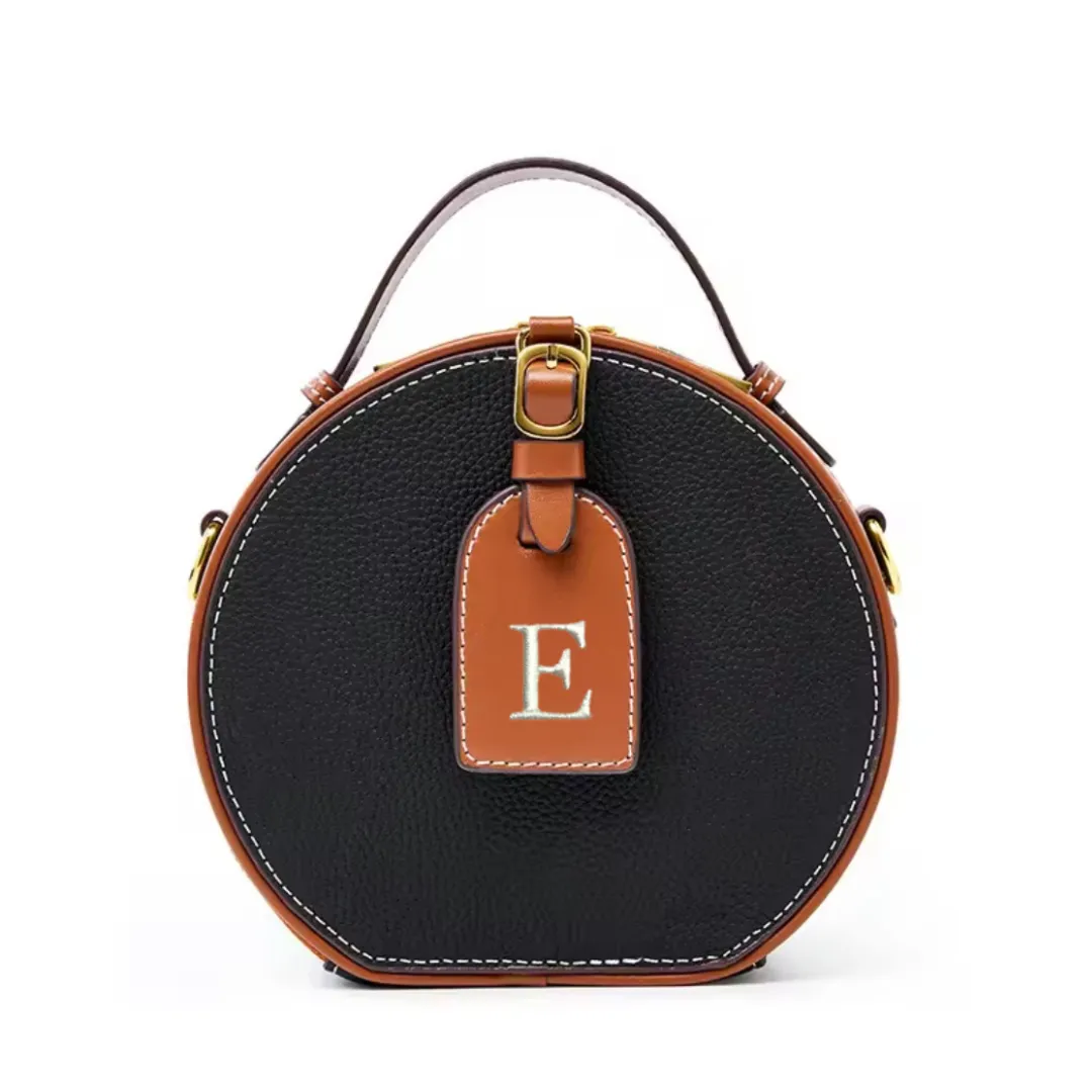 Mini Round Leather Bag