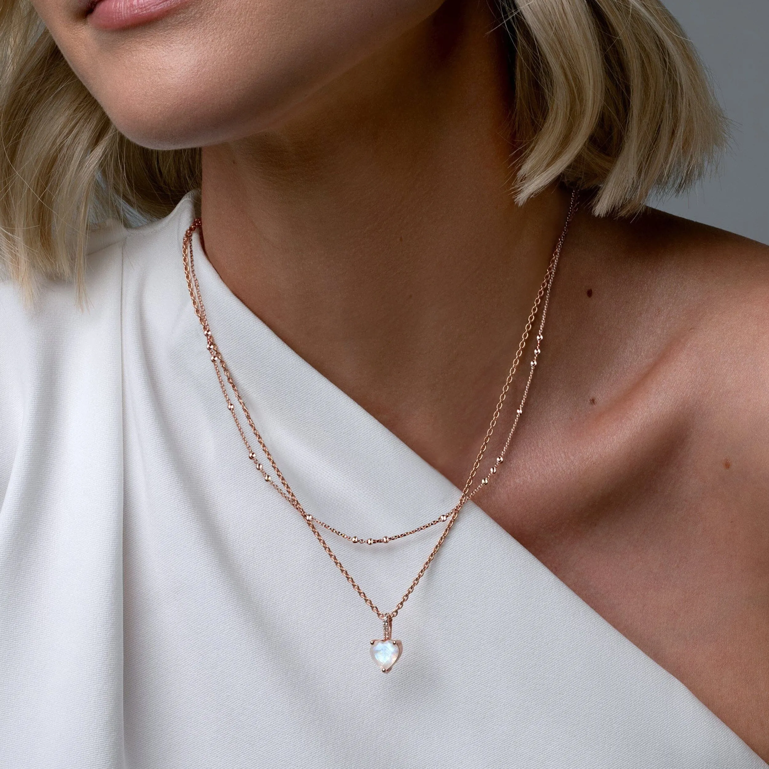 Moonstone Necklace Set - Share The Love