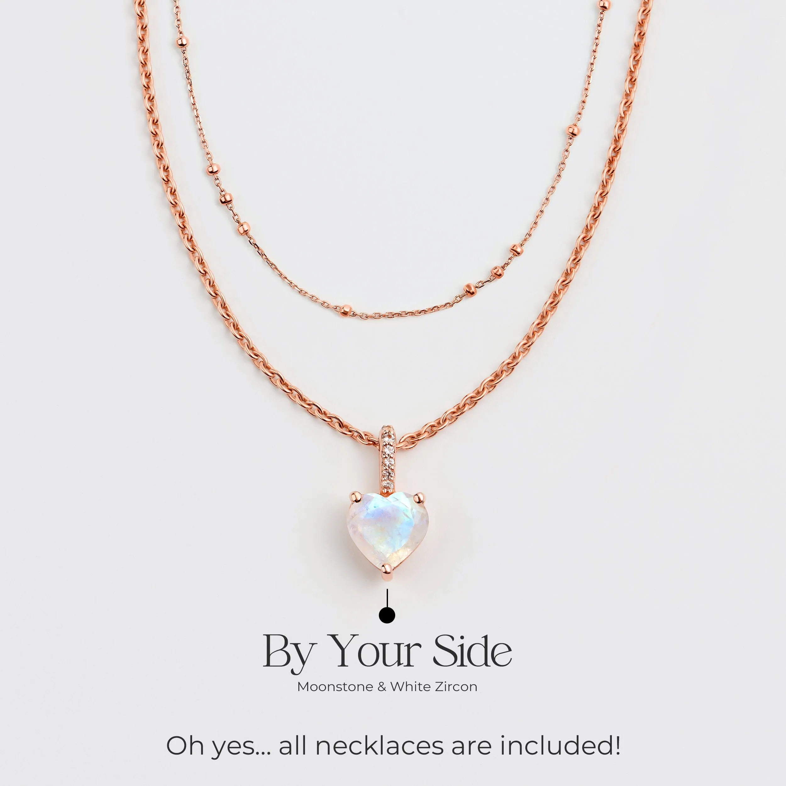 Moonstone Necklace Set - Share The Love