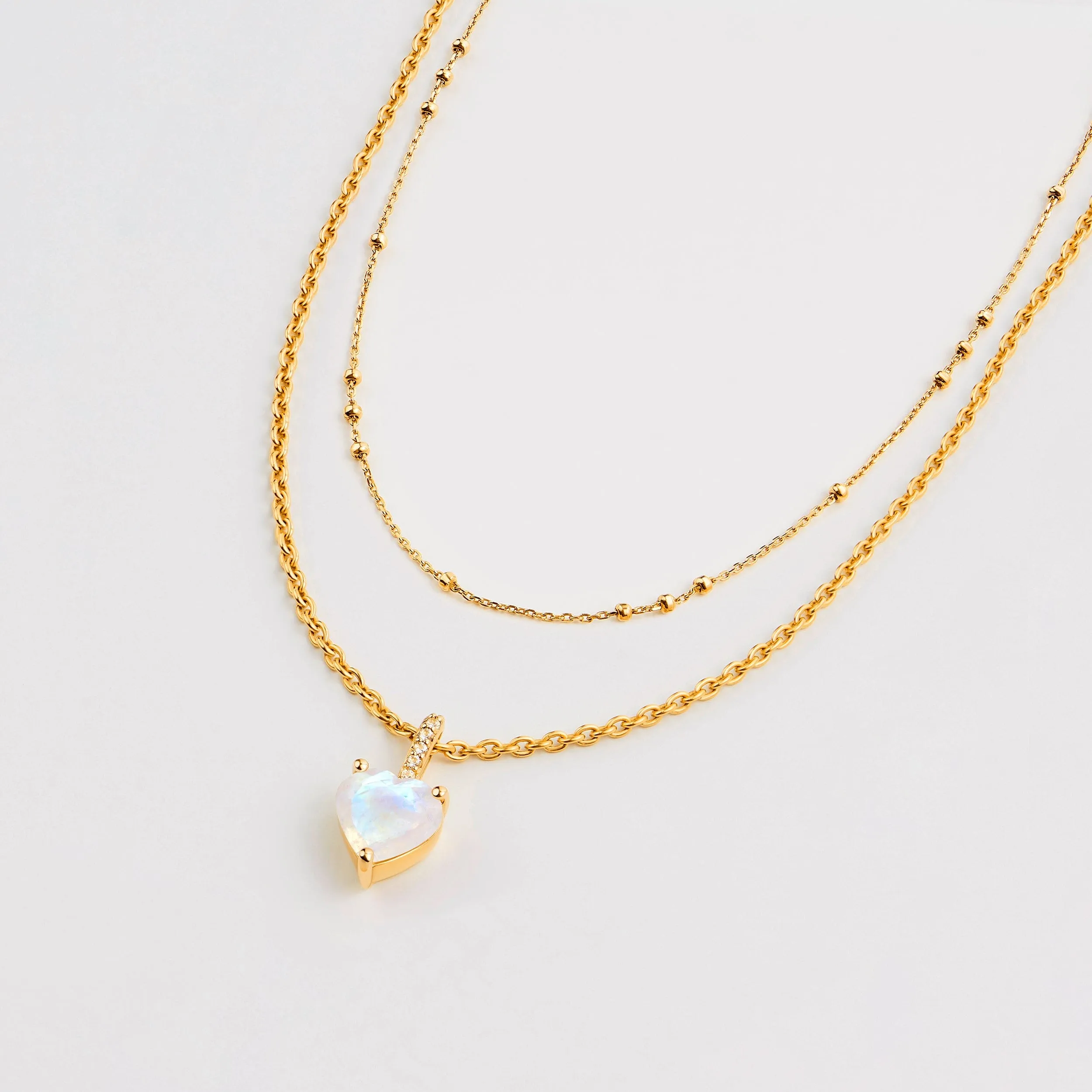 Moonstone Necklace Set - Share The Love