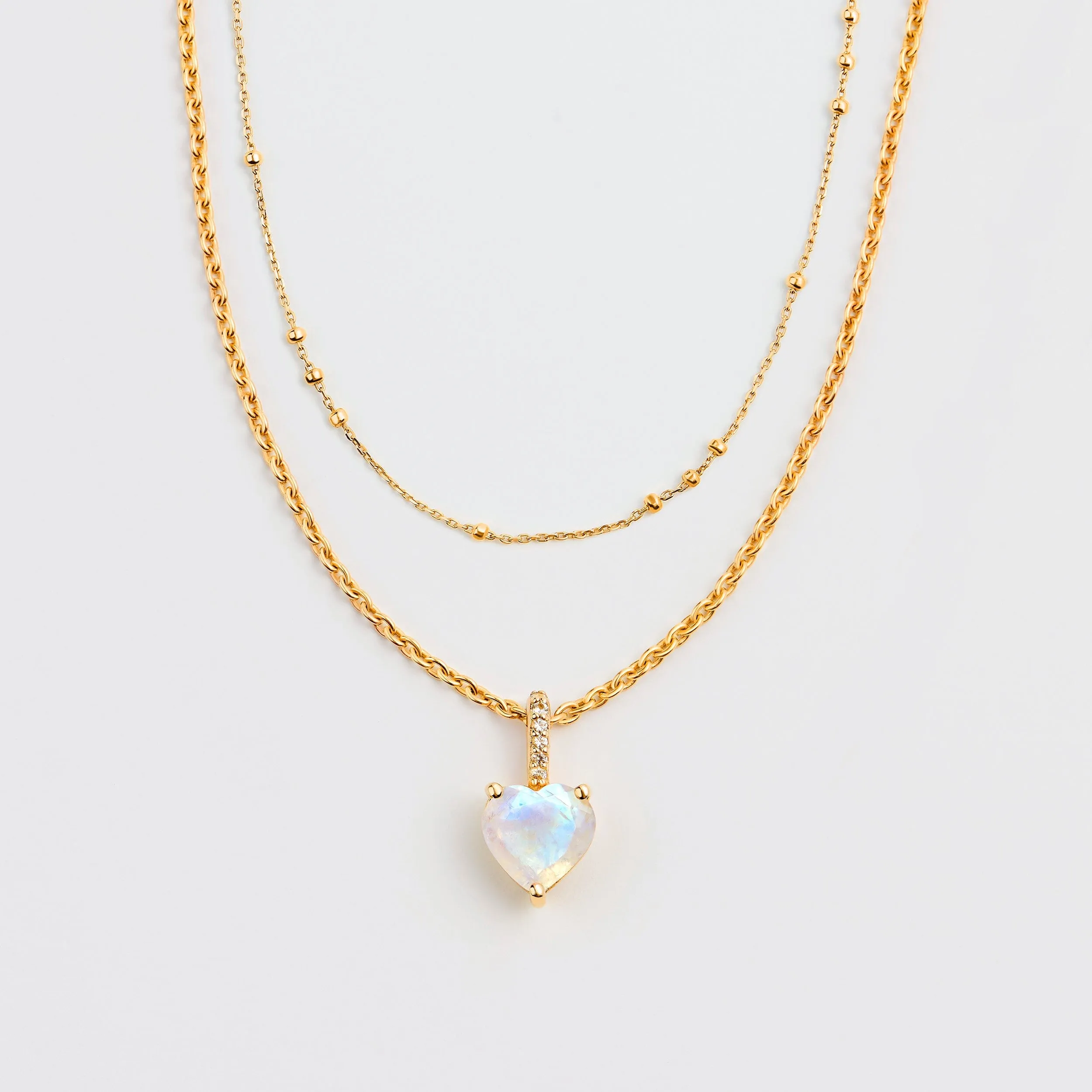 Moonstone Necklace Set - Share The Love