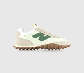 New Balance RC30 Angora White Green Gum Trainers