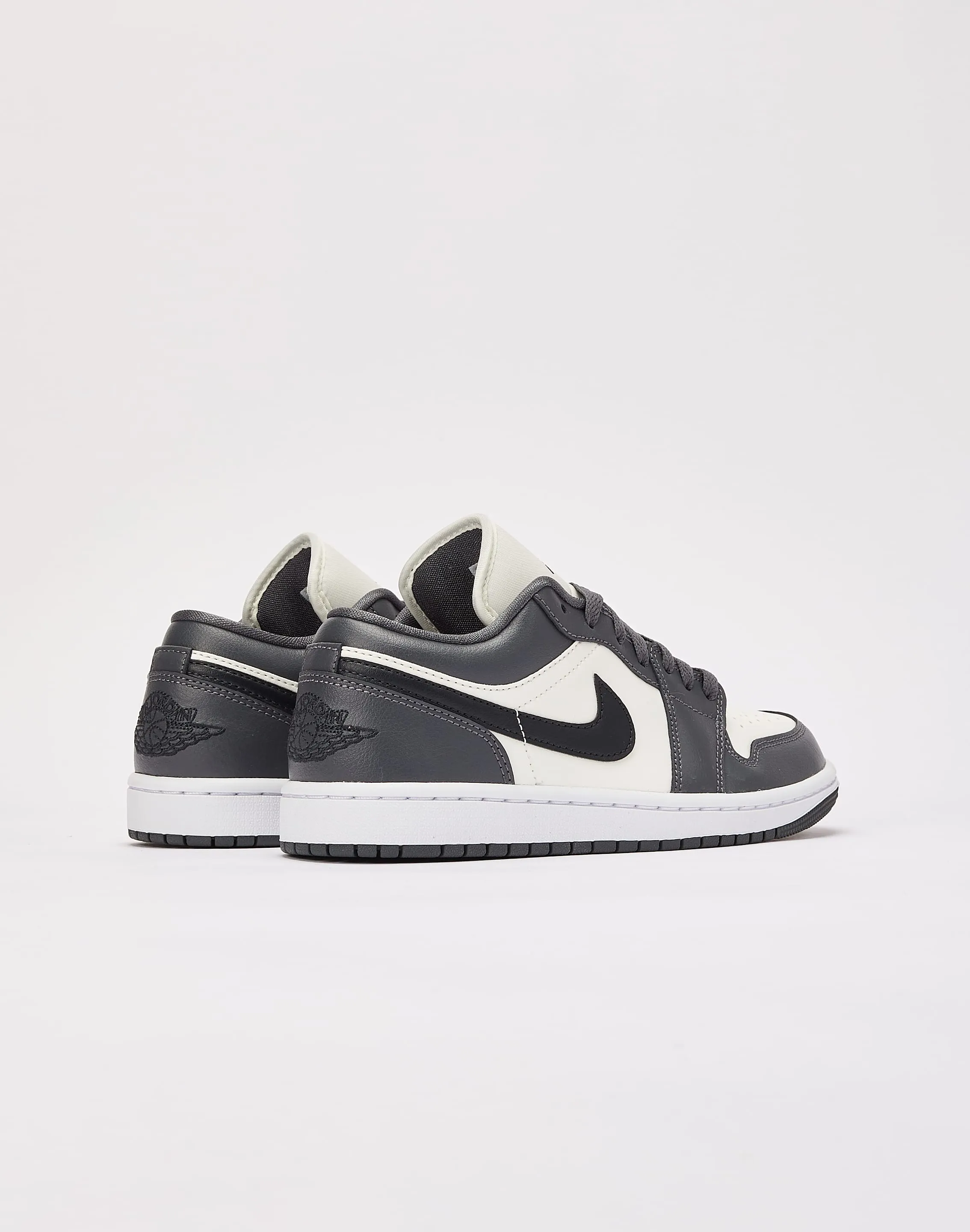 Nike Women's Air Jordan 1 Low Shoes - Sail / Blue Grey / White / Dune Red