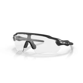 Oakley Radar EV Path Clear To Black Iridium Photochromic Lenses Steel Frame