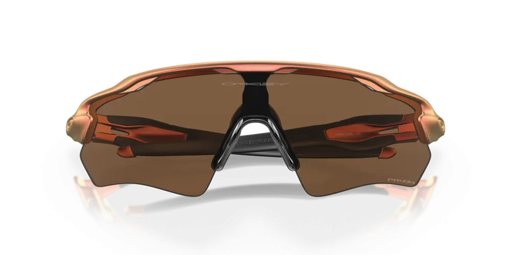 Oakley Radar EV XS Path Prizm Bronze Lenses Matte Red/Gold Colorshift Frame