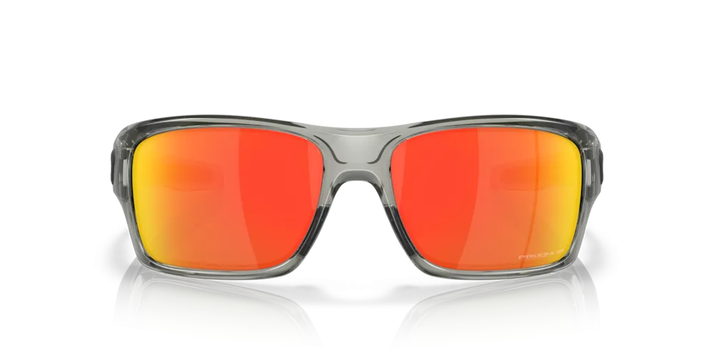 Oakley Turbine Prizm Ruby Polarized Lenses Grey Ink Frame