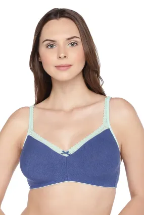 Organic Cotton Antimicrobial Soft Laced Bra-ISB017A-