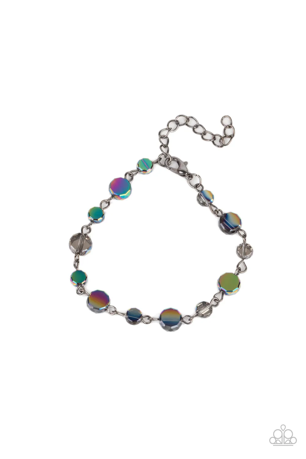 Paparazzi Colorfully Cosmic - Multi Oil Spill Bracelet