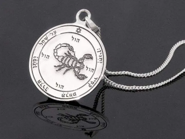 Protection seal of Solomon sterling silver necklace Recuperation Seal