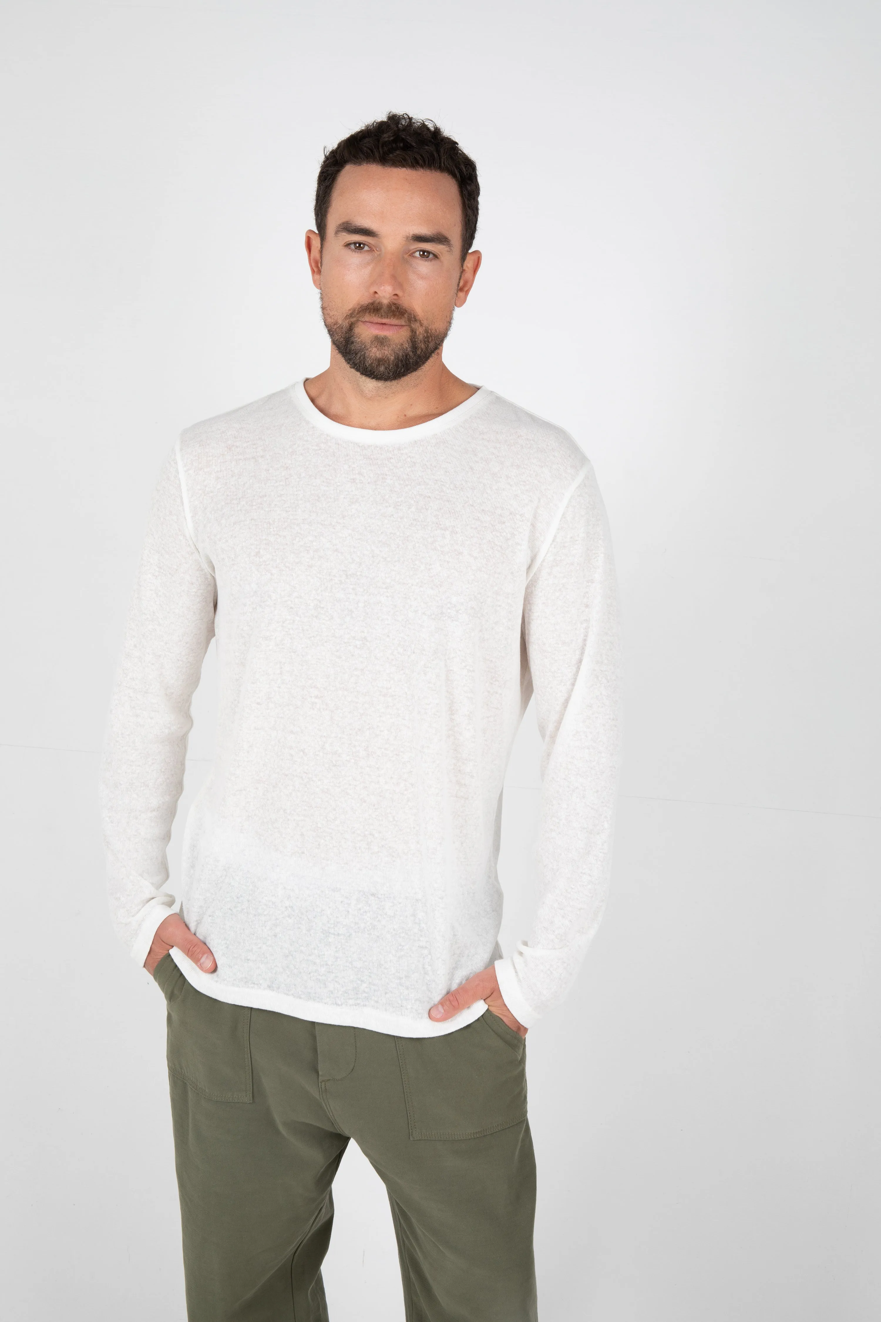 RAES LONG SLEEVE - WHITE