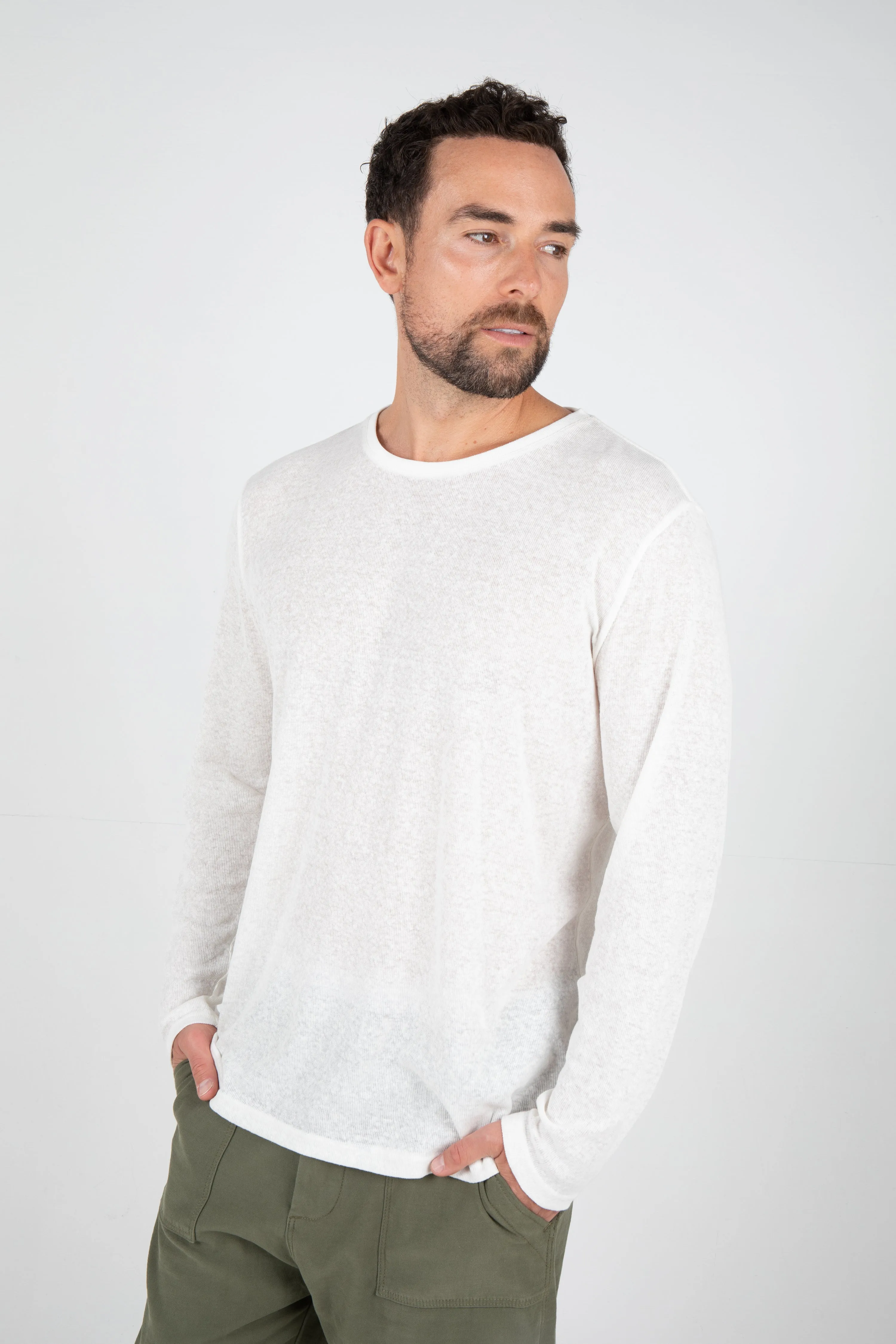 RAES LONG SLEEVE - WHITE