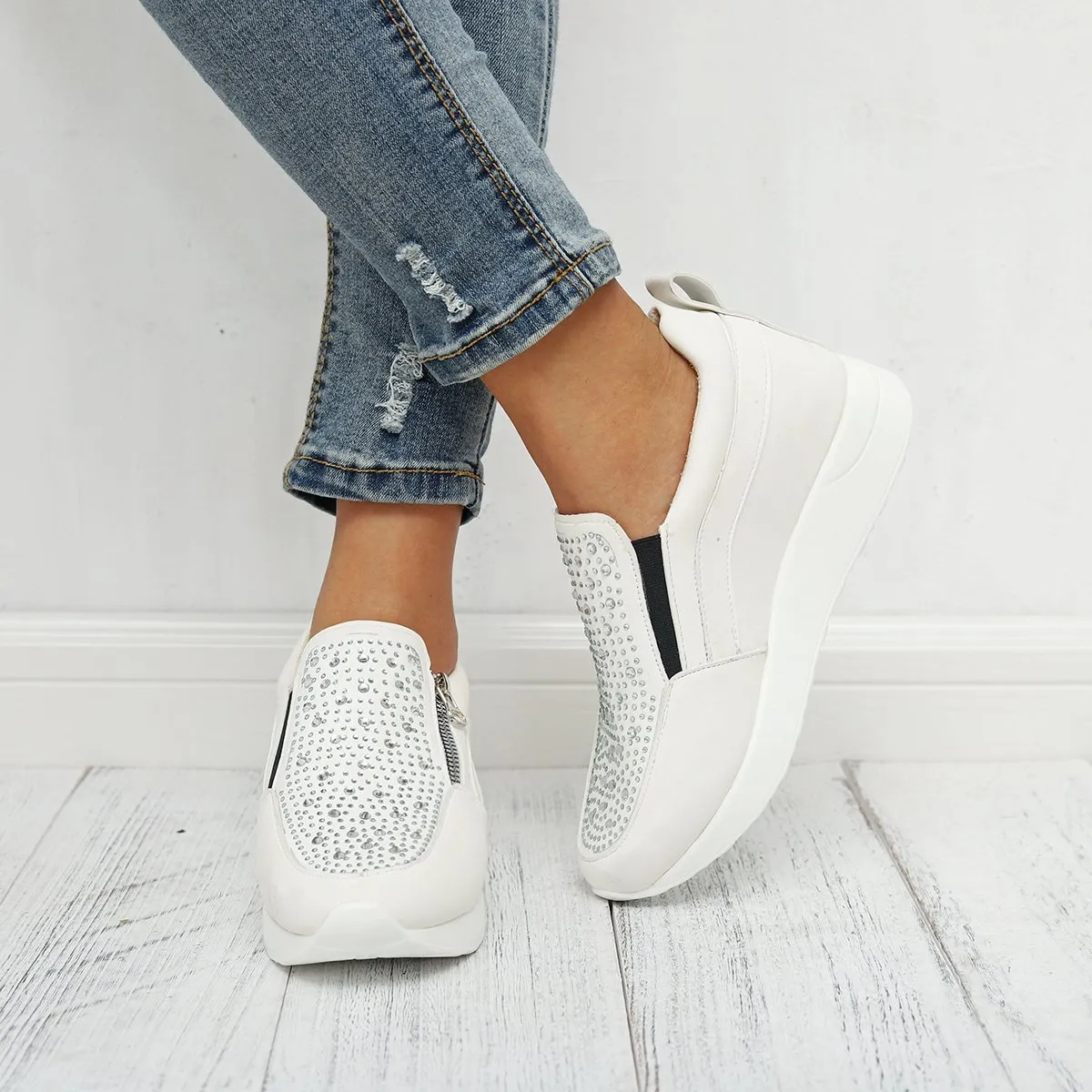 Rhinestone Sneakers