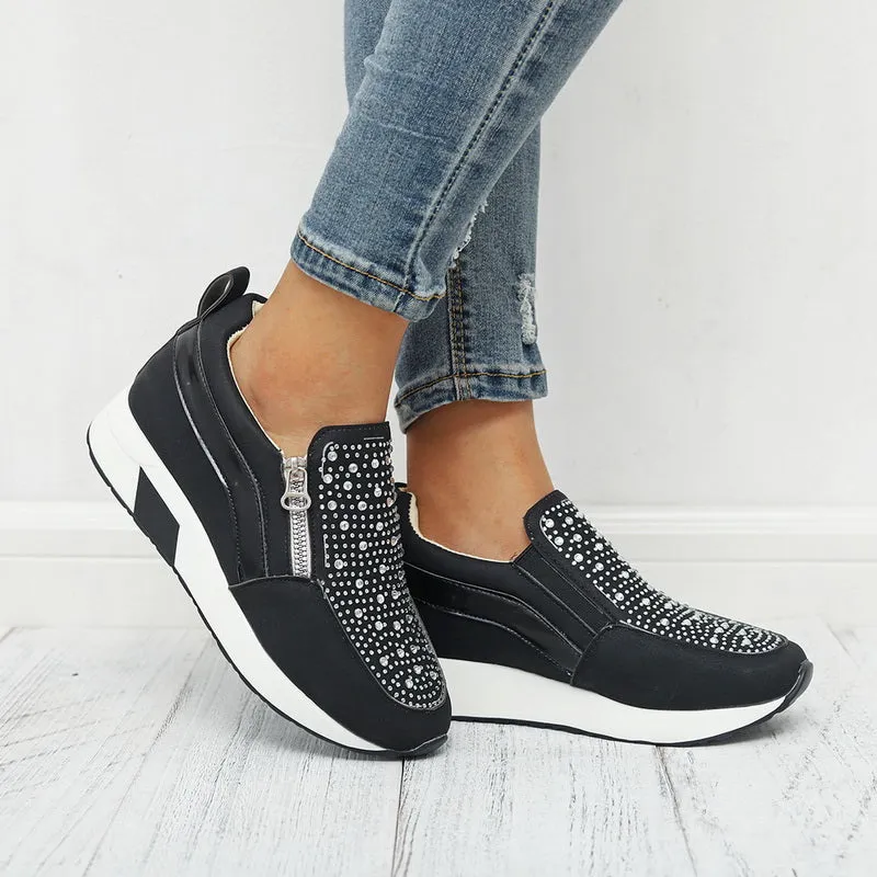 Rhinestone Sneakers