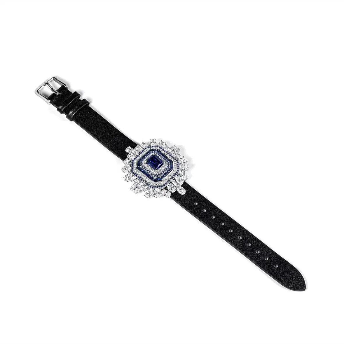 Sapphire Black Strap Bracelet