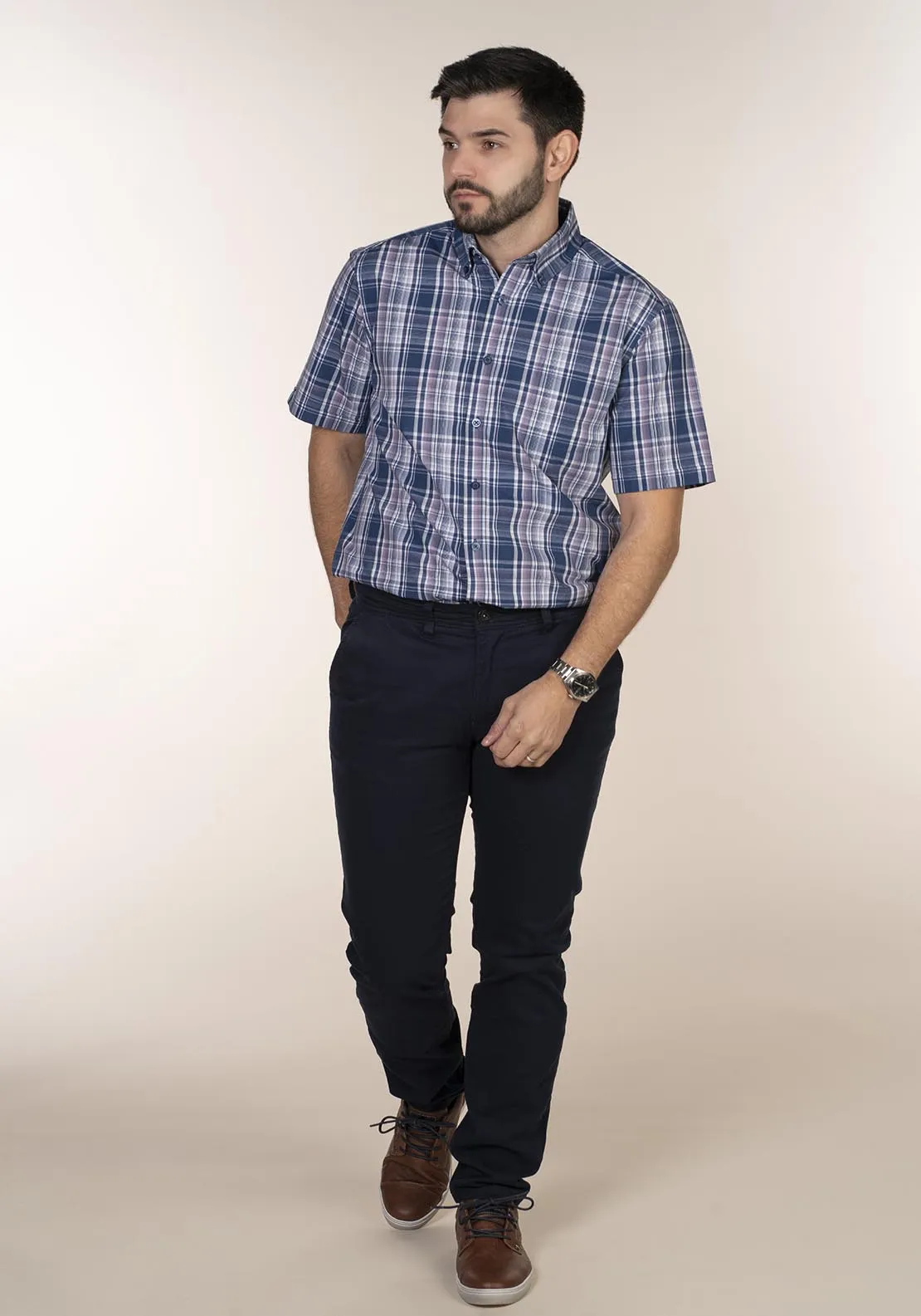 Short Sleeve Check Shirt