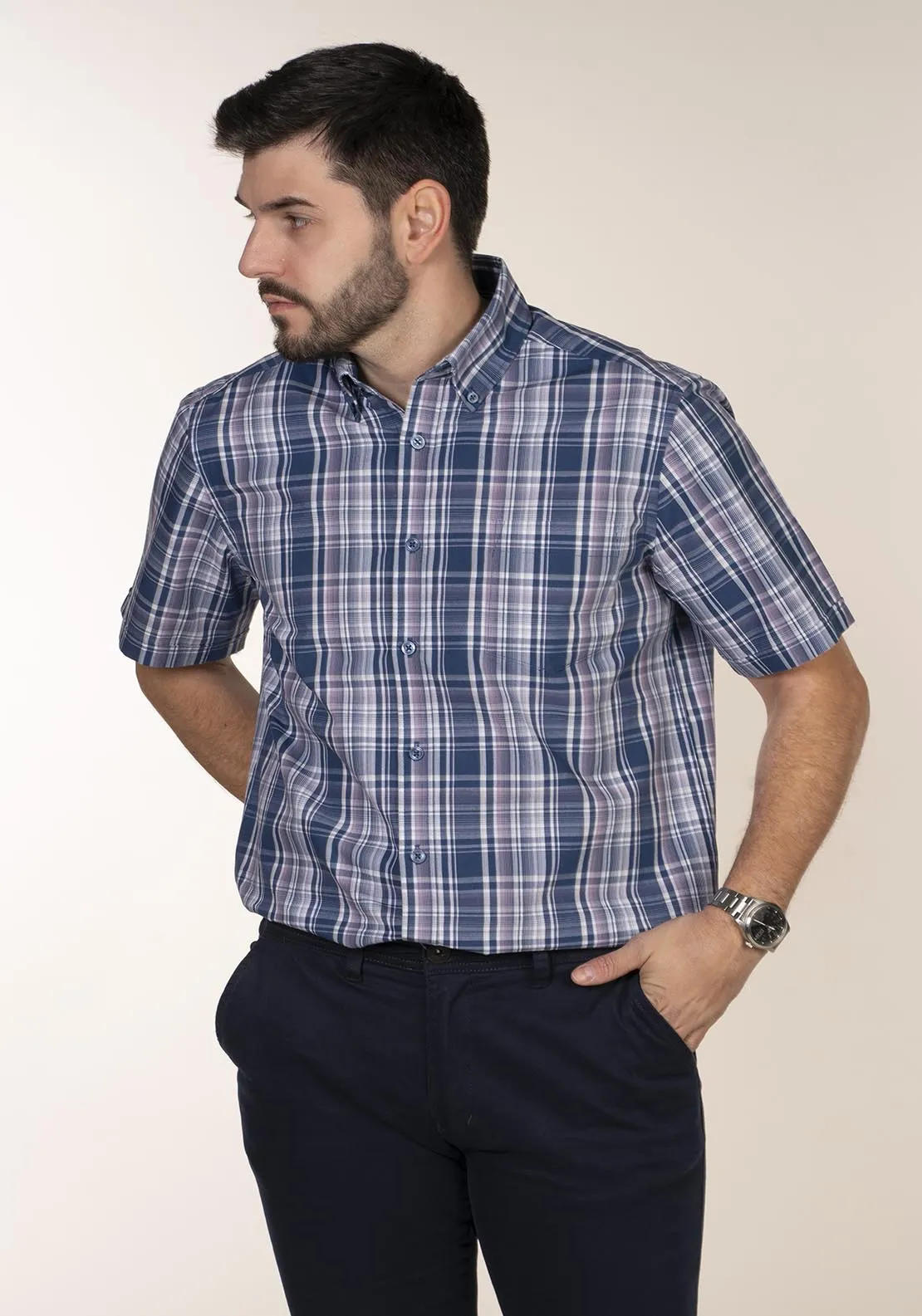 Short Sleeve Check Shirt