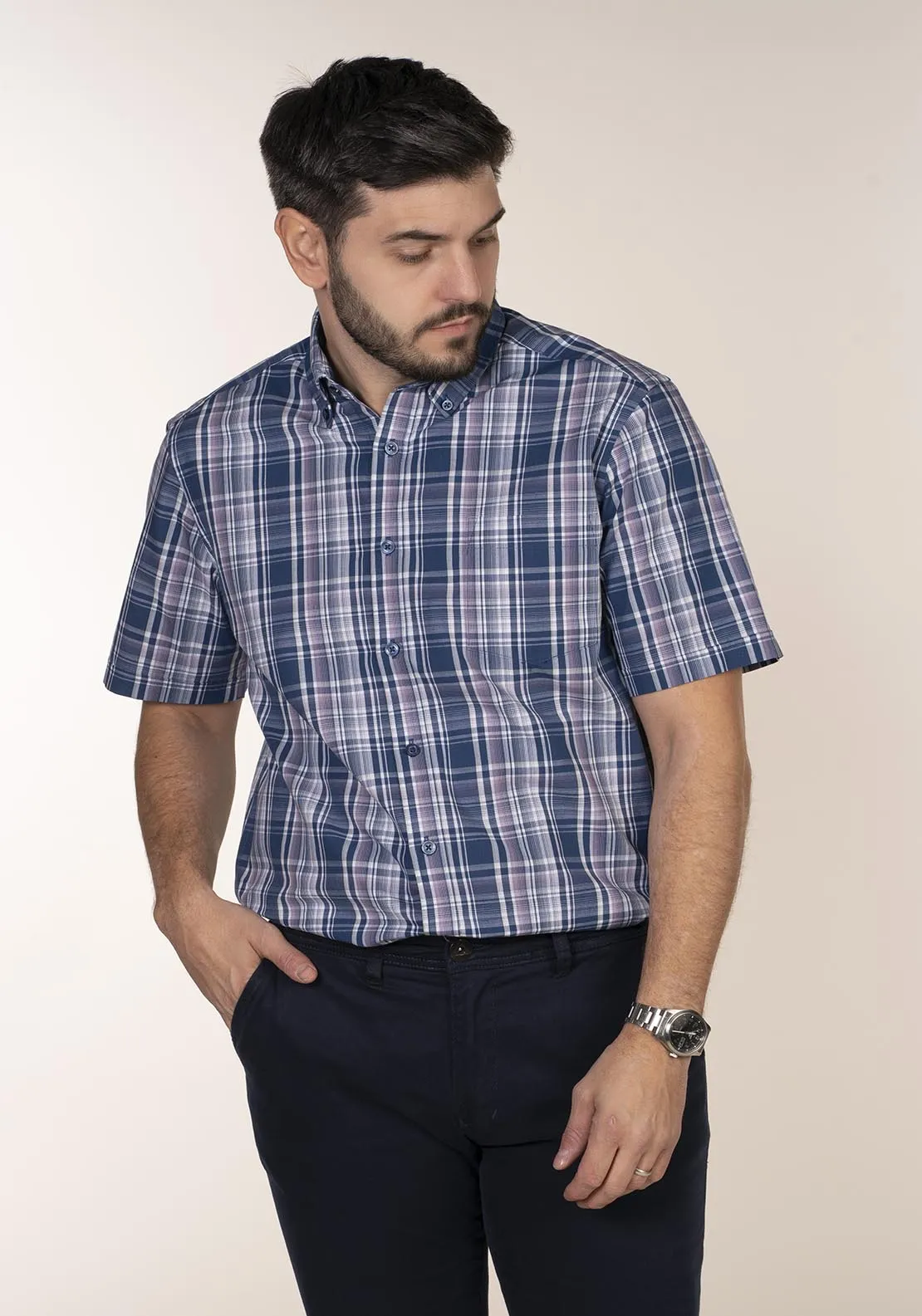 Short Sleeve Check Shirt