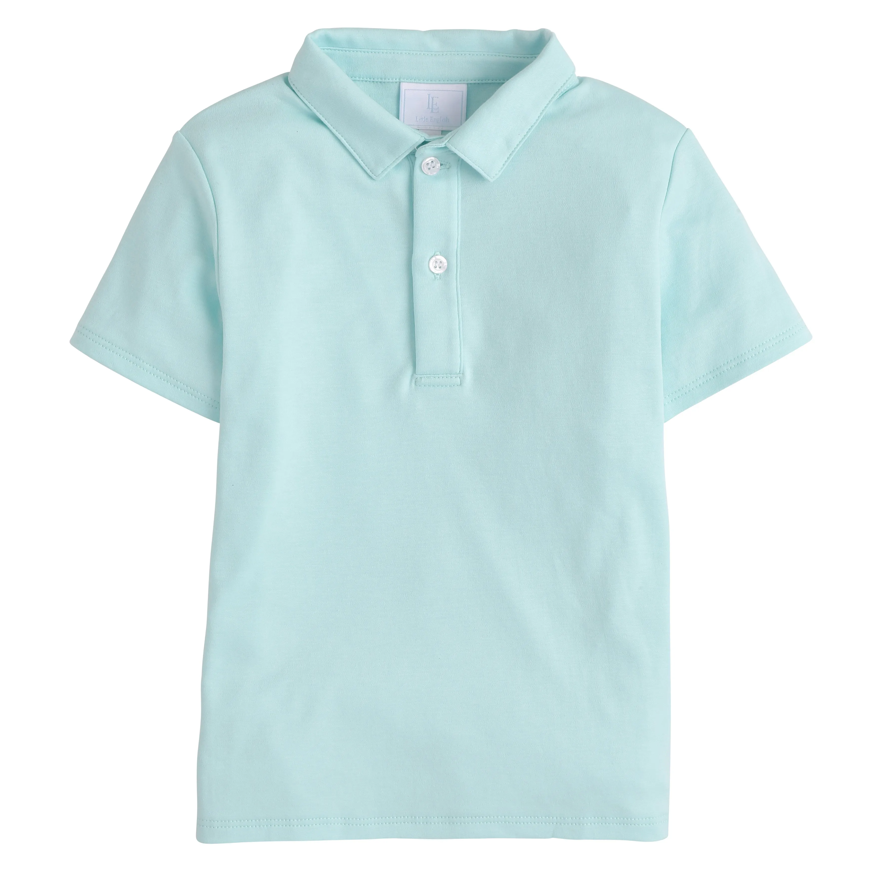 Short Sleeve Polo - Aqua