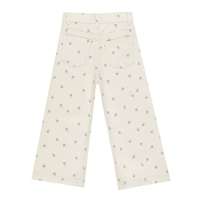 straight leg pant || blue daisy