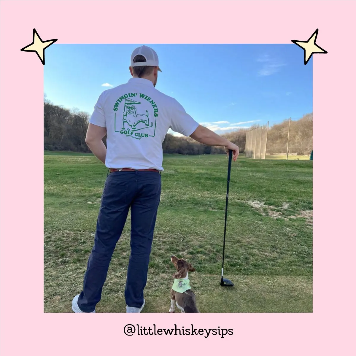 swingin' wieners golf club unisex polo