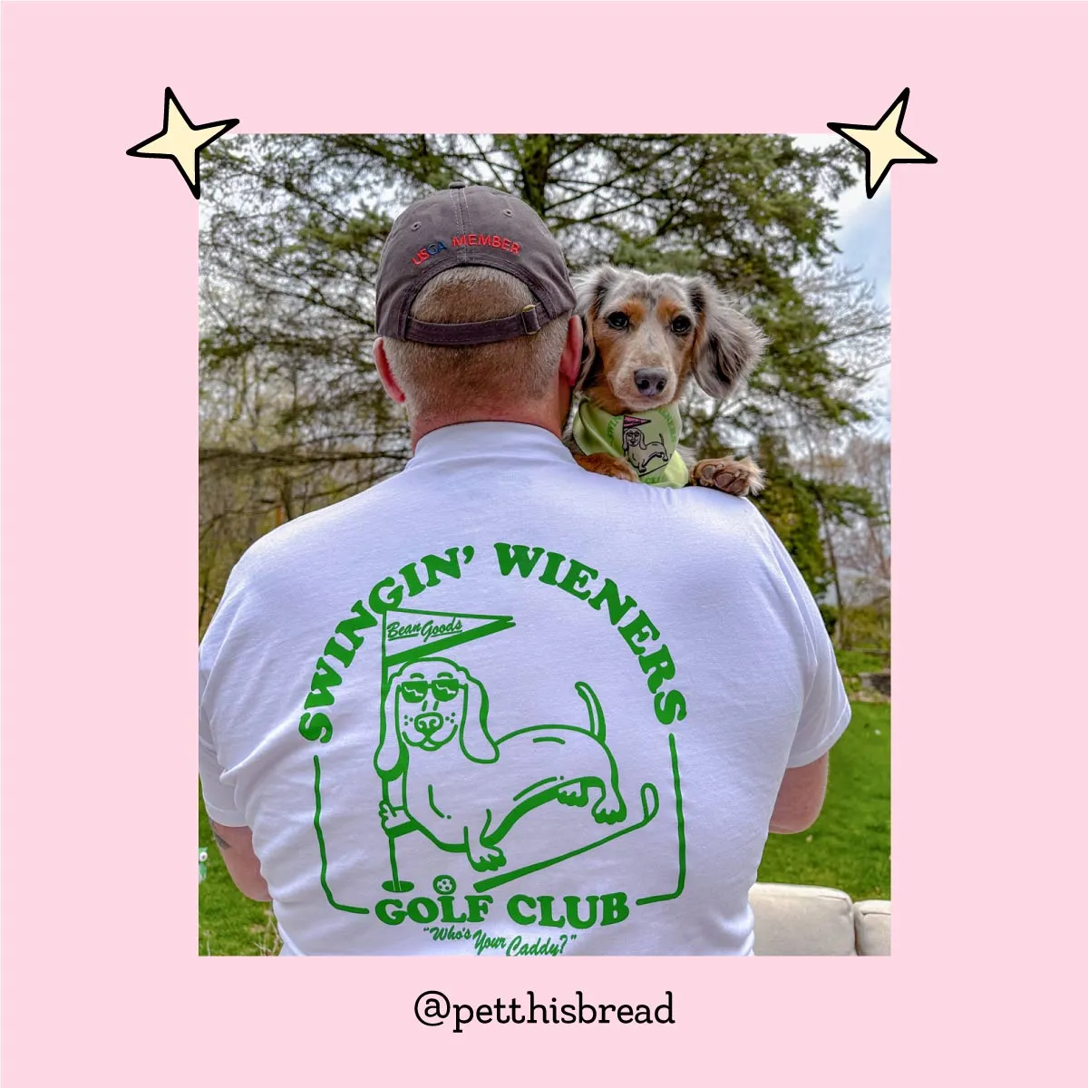 swingin' wieners golf club unisex polo