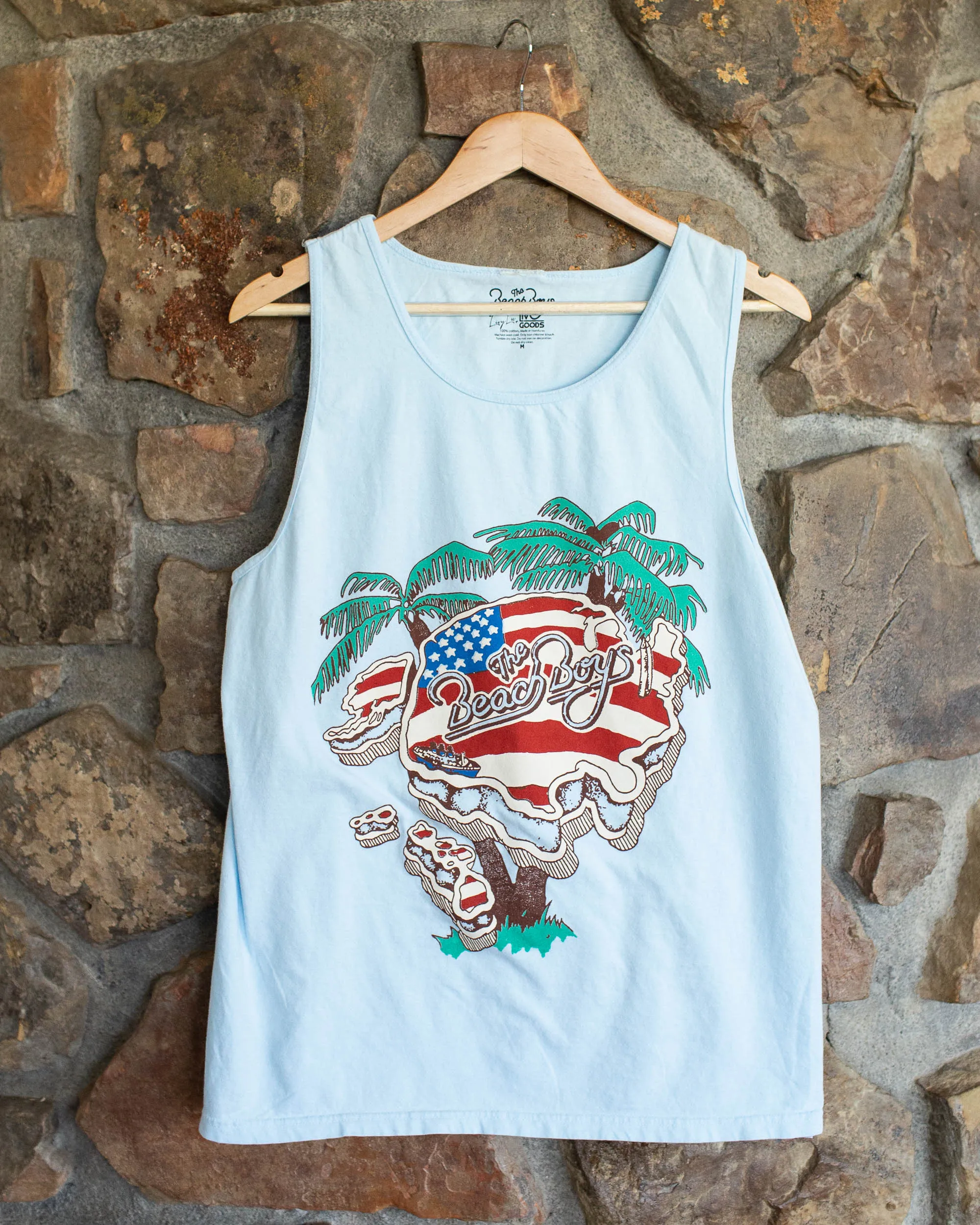 The Beach Boys USA Tour Chambray Blue Tank