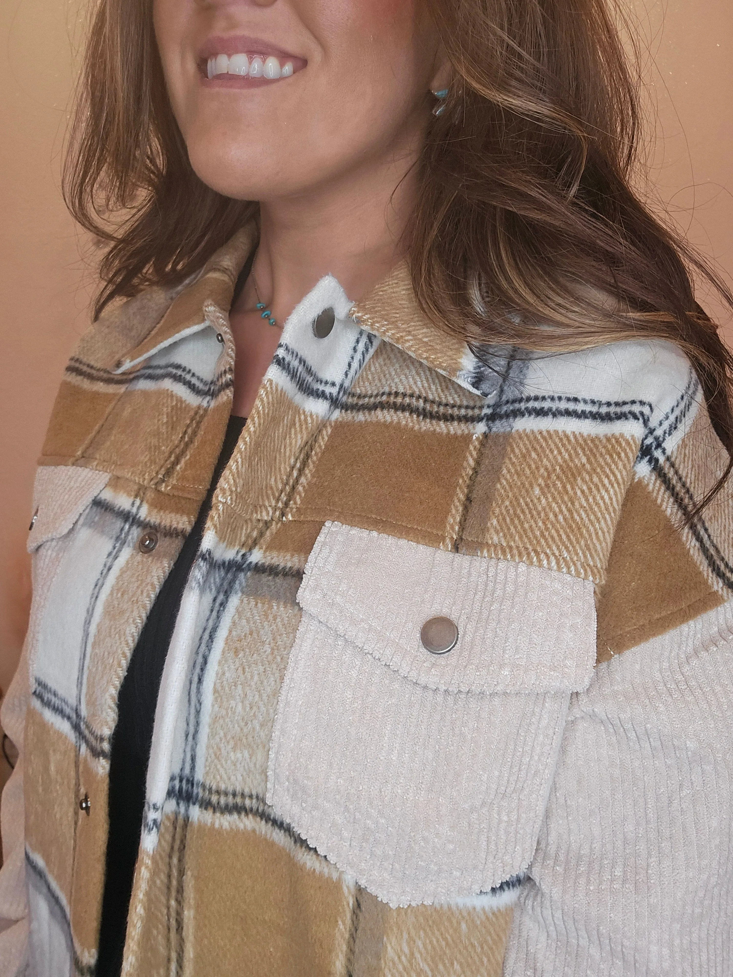 The Maya Plaid Shacket