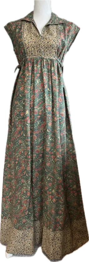 Vintage Dano Liberty House Cap Sleeve Floral Dress, XS/S