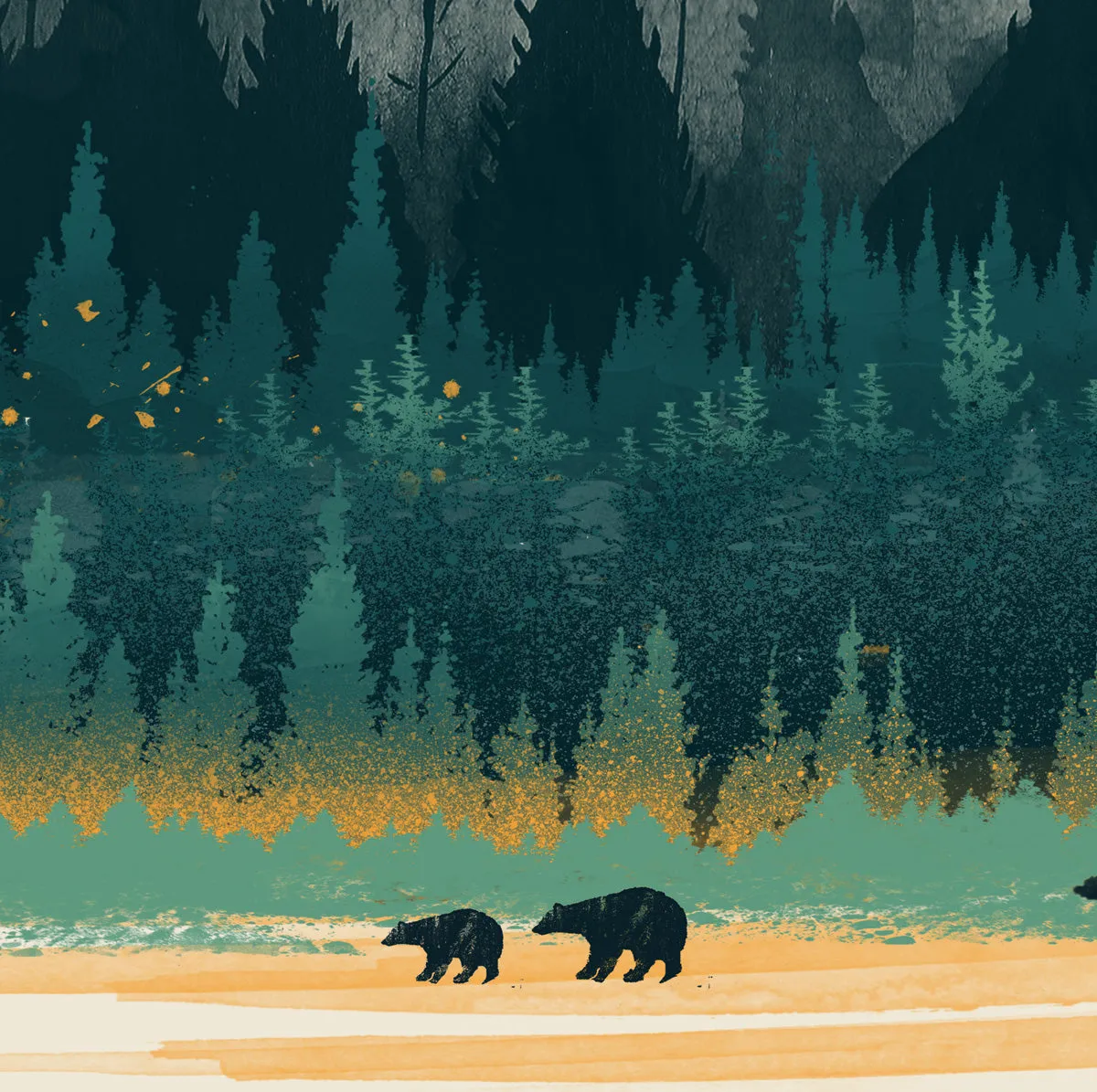 Wilderness Camp Print