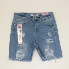 Woman Ripped Denim Short