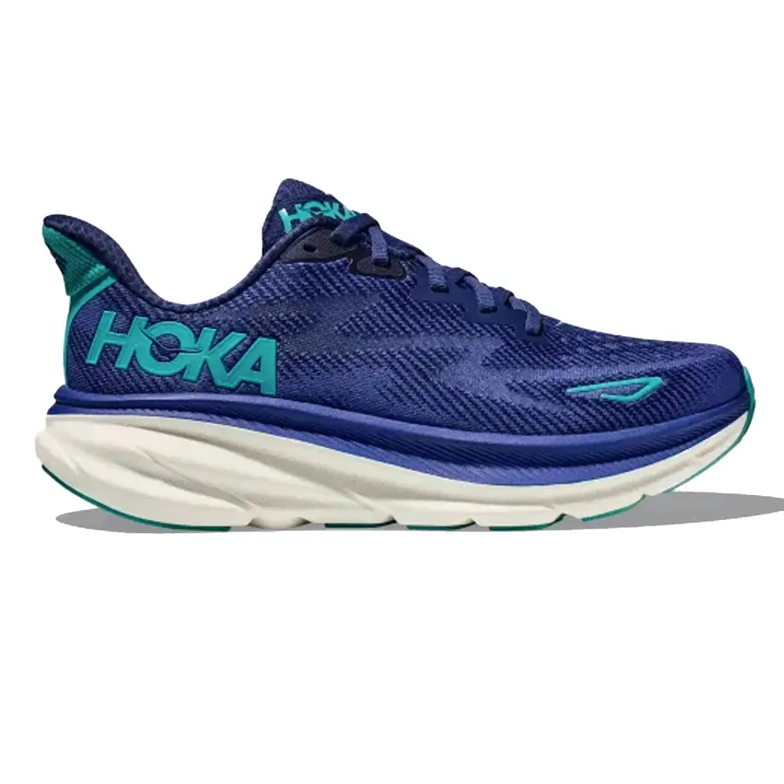 Womens Hoka Clifton 9 - Bellwether Blue / Evening Sky