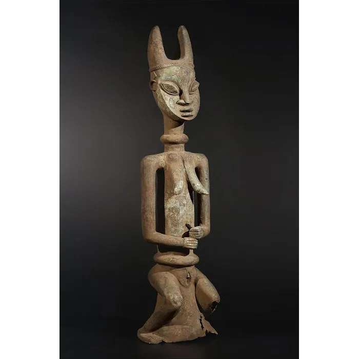 Yoruba Ogboni Shrine Figures PAIR, Nigeria #778