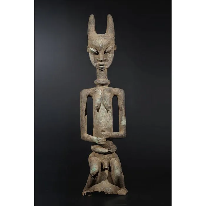 Yoruba Ogboni Shrine Figures PAIR, Nigeria #778