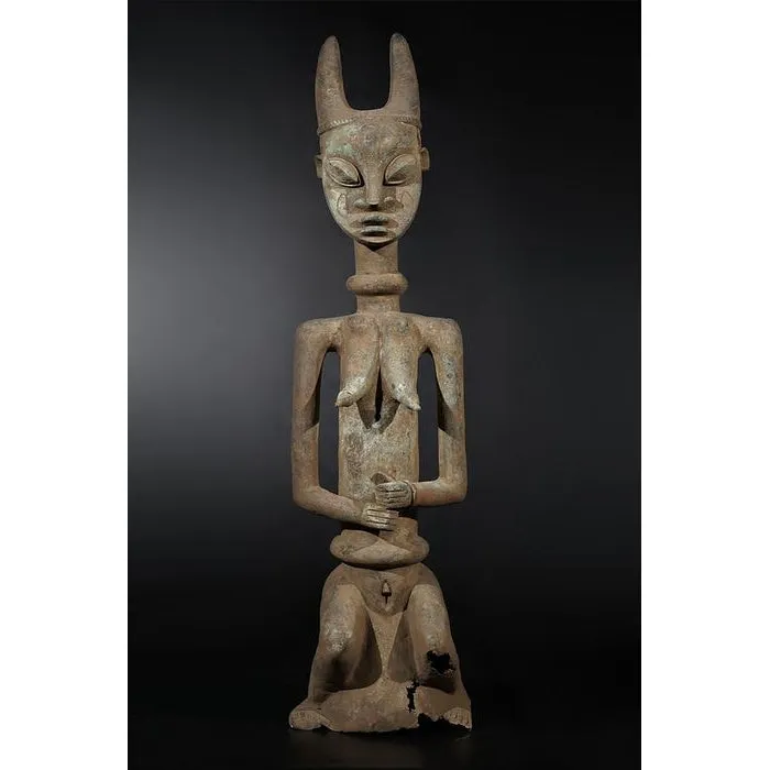 Yoruba Ogboni Shrine Figures PAIR, Nigeria #778